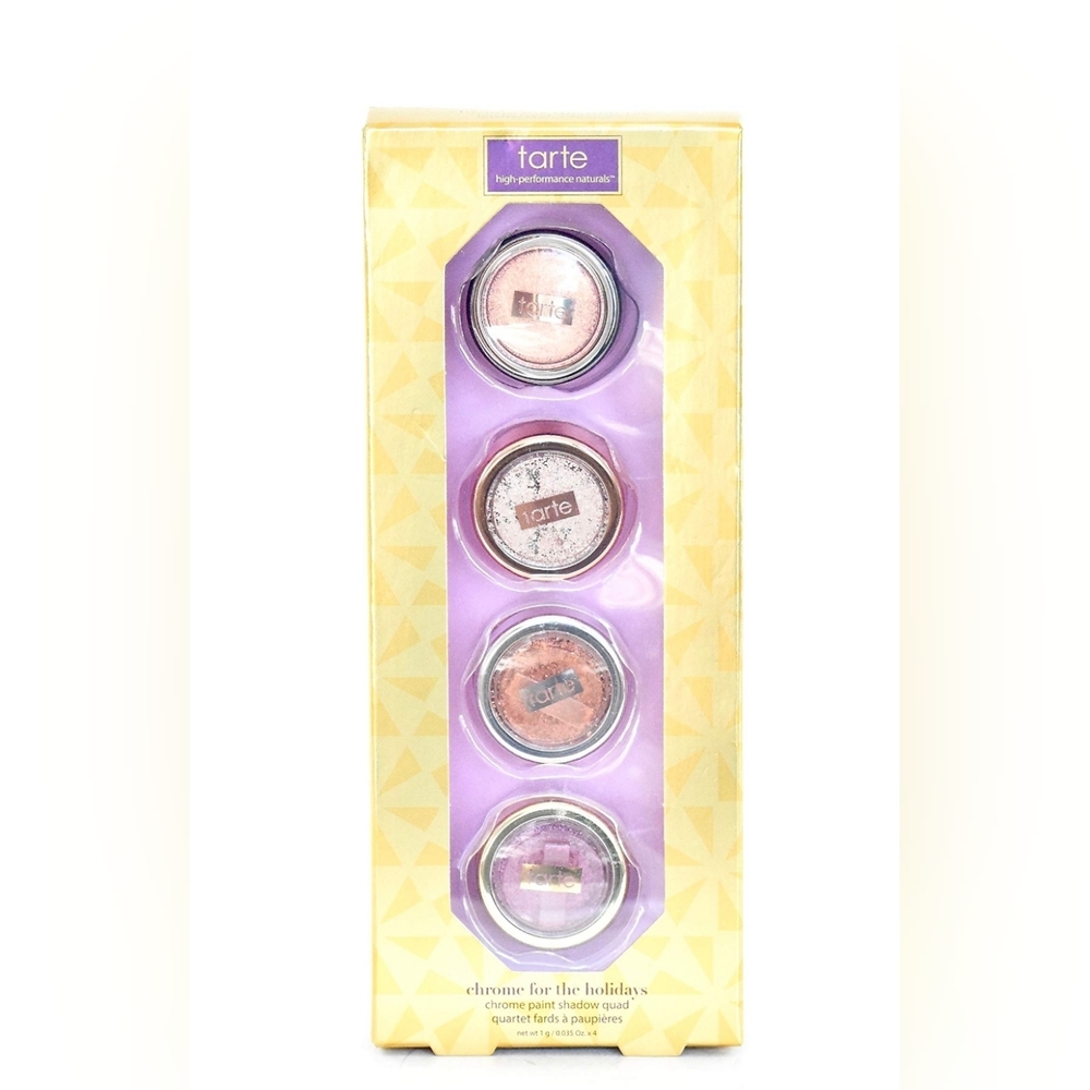 💜 Tarte chrome paint shadow quad